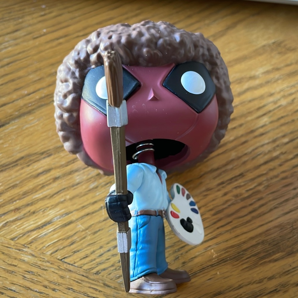 Bob Ross Deadpool Funko Pop Figure